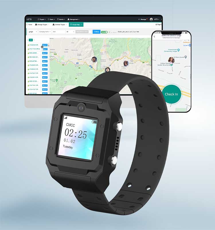 전자 팔찌 추적기